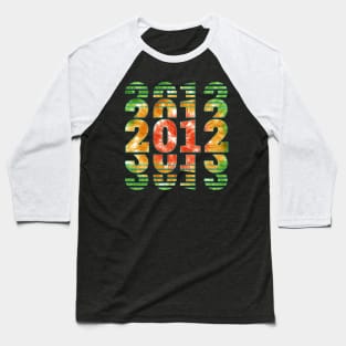 Tie Dye 2012 Birthday Baseball T-Shirt